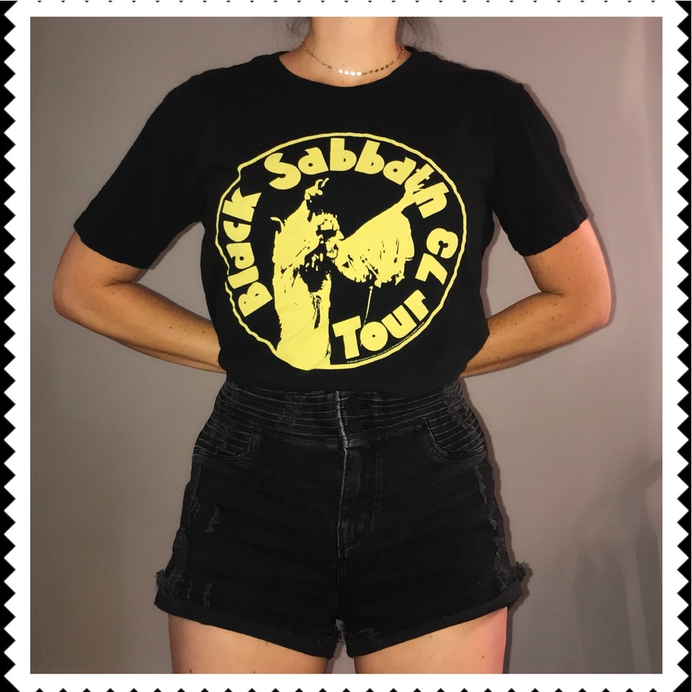 Black Sabbath Tour Band T-Shirt
